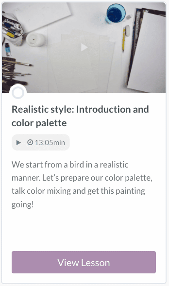 Lesson 3 Watercolor Birds
