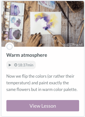 Lesson 4 atmosphere in watercolor