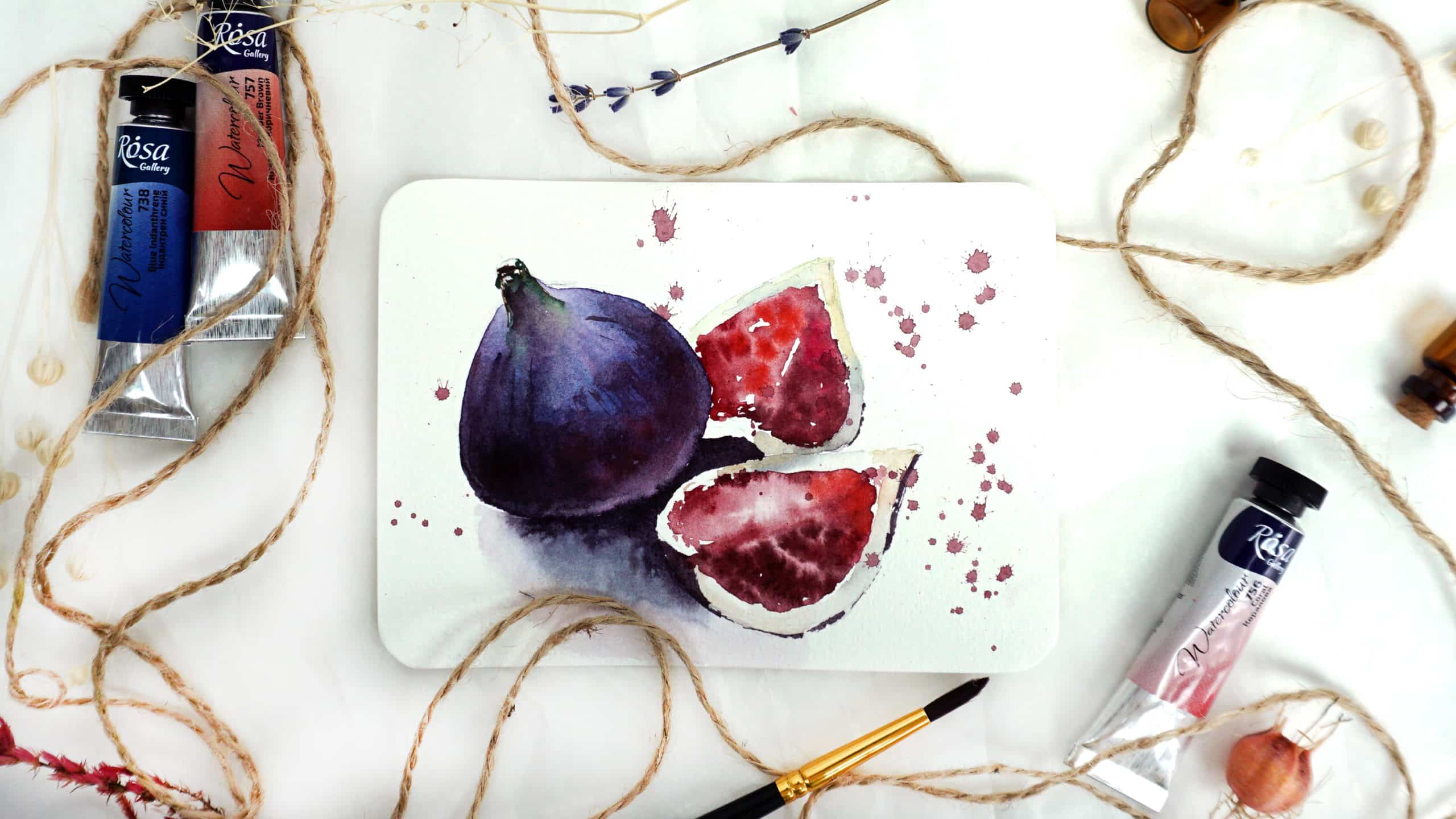 Paint Watercolor Figs