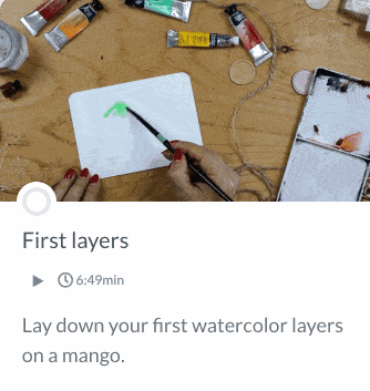 Watercolor Mango Lesson 05
