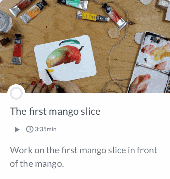 Watercolor Mango Lesson 07