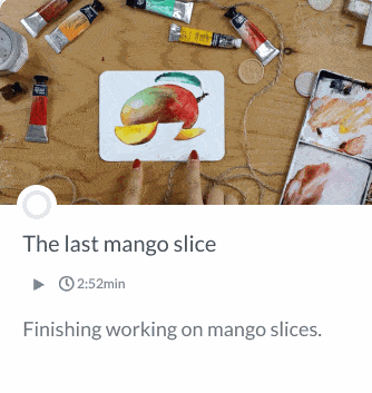 Watercolor Mango Lesson 09