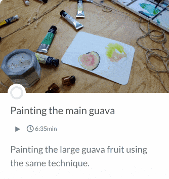 Watercolor Guava Lesson 06