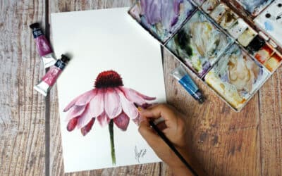 Paint a Daisy Flower in Watercolor
