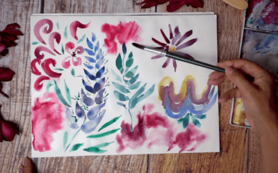 Relaxing with Watercolor