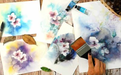 Explore different atmosphere in watercolor